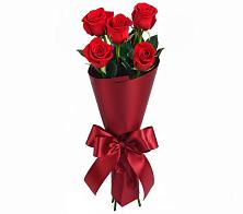 Букет 5 Красных роз Эдлесс Лав в Пелагиаде