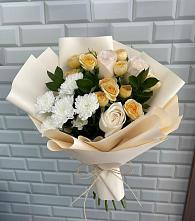 Букет цветов из:  Розы и Хризантемы в Пелагиаде