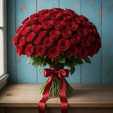 Букет Красные розы Блэк Меджик в Пелагиаде