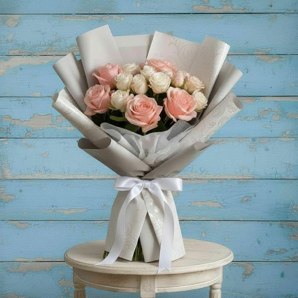 Букет цветов из: Розы в Пелагиаде