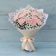 Букет цветов из:  Гвоздики в Пелагиаде