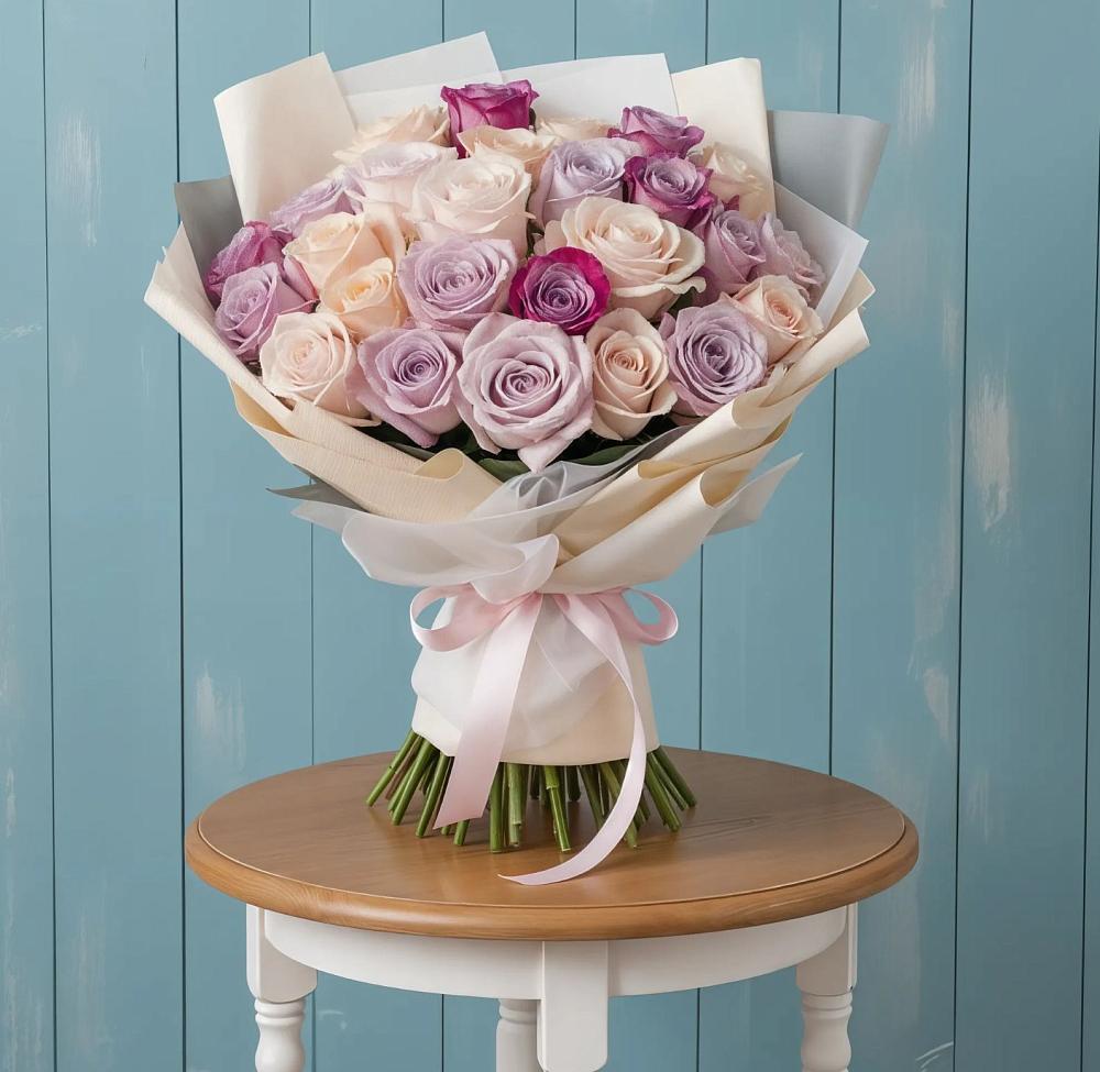 Букет цветов из: Розы в Пелагиаде