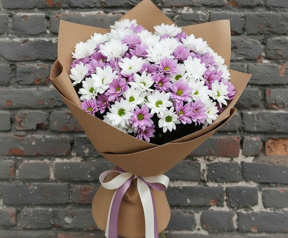 Букет цветов из: Хризантемы в Пелагиаде