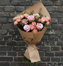 Букет цветов из:  Розы #REPLACE_PRED# Пелагиаде
