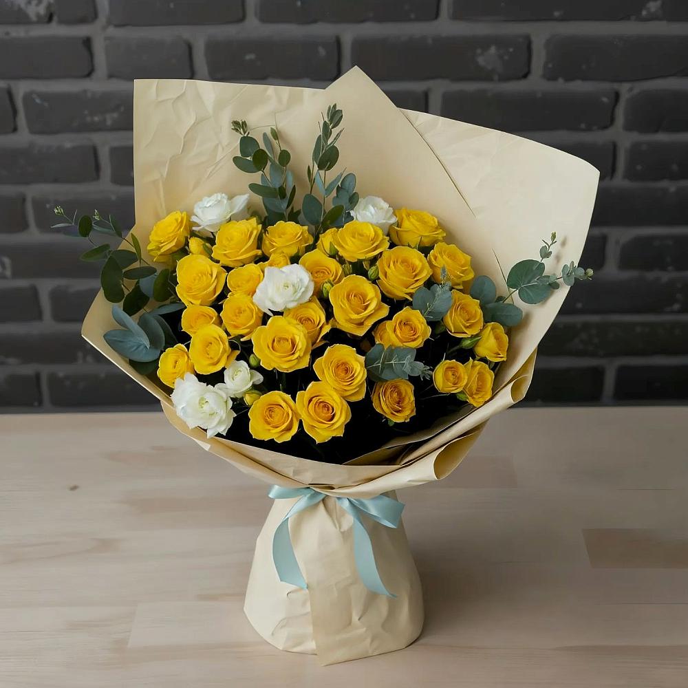 Букет цветов из: Розы в Пелагиаде