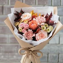 Букет цветов из:  Гвоздики, Хризантемы и Розы в Пелагиаде