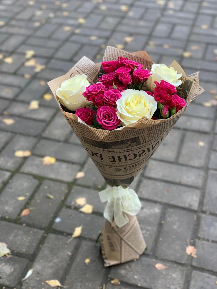 Букет цветов из: Розы в Пелагиаде