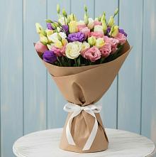 Букет цветов из:  Лизиантусы в Пелагиаде